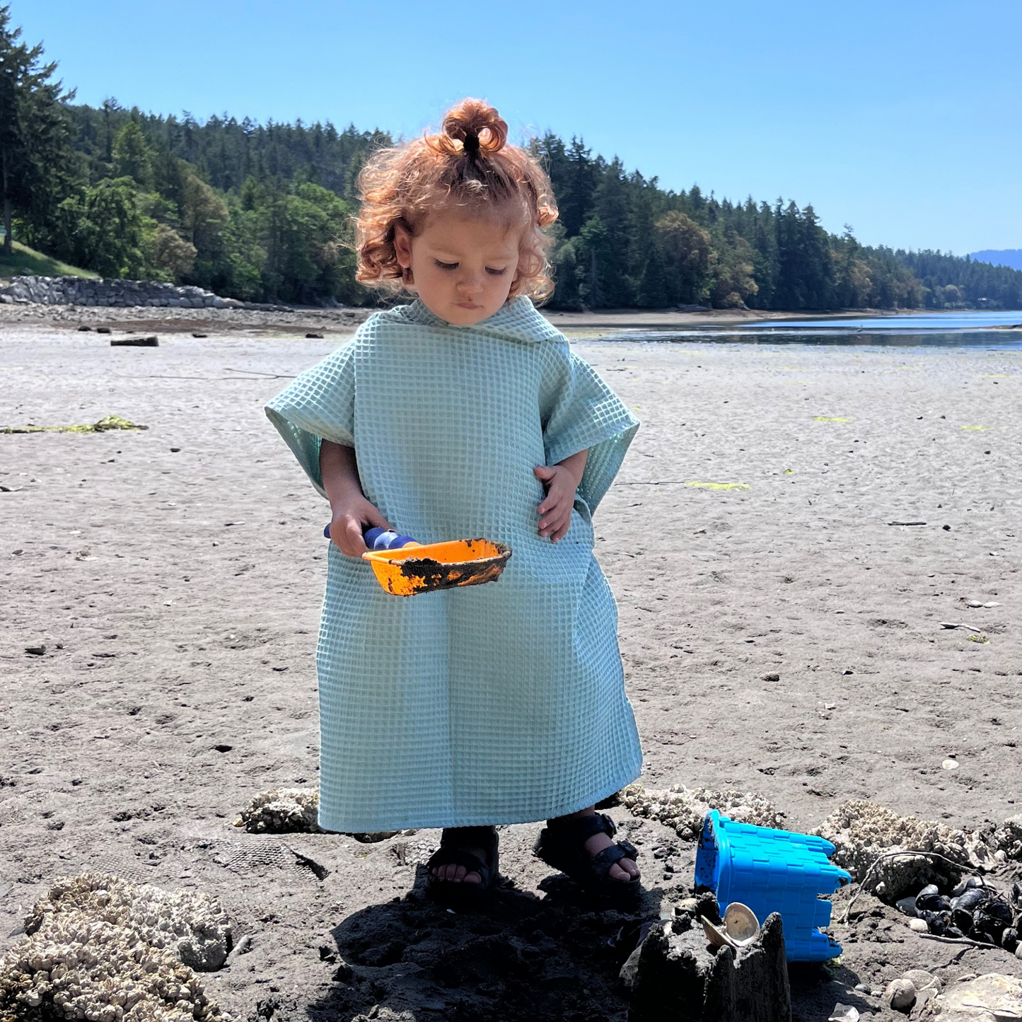 SUMMER BLOWOUT- Organic Cotton Beach Poncho