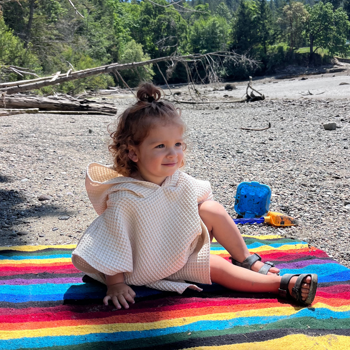 SUMMER BLOWOUT- Organic Cotton Beach Poncho
