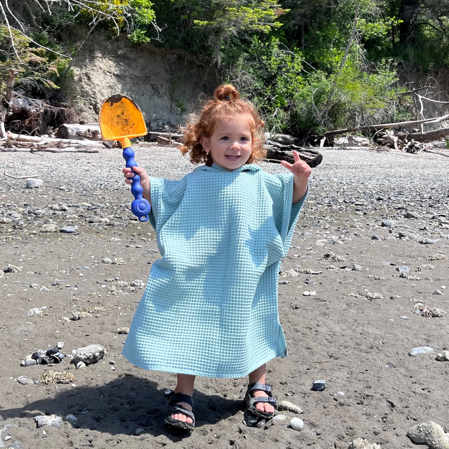 SUMMER BLOWOUT- Organic Cotton Beach Poncho