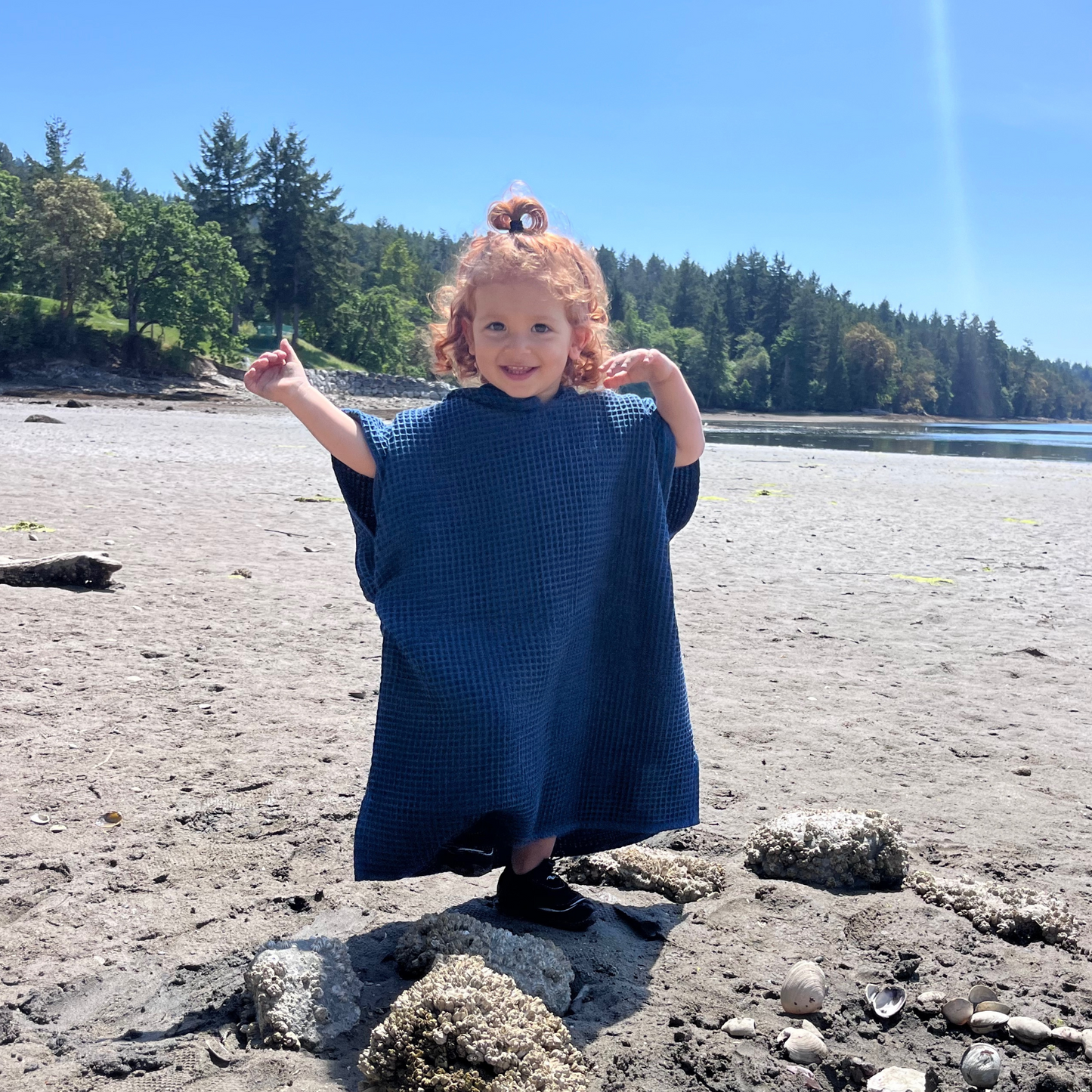 SUMMER BLOWOUT- Organic Cotton Beach Poncho